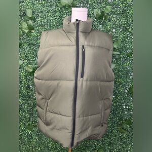 Tek Gear Men's Olive Green Puffer Vest